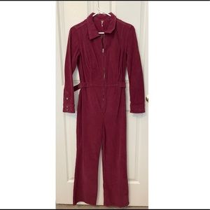 70s inspired Free People jumpsuit